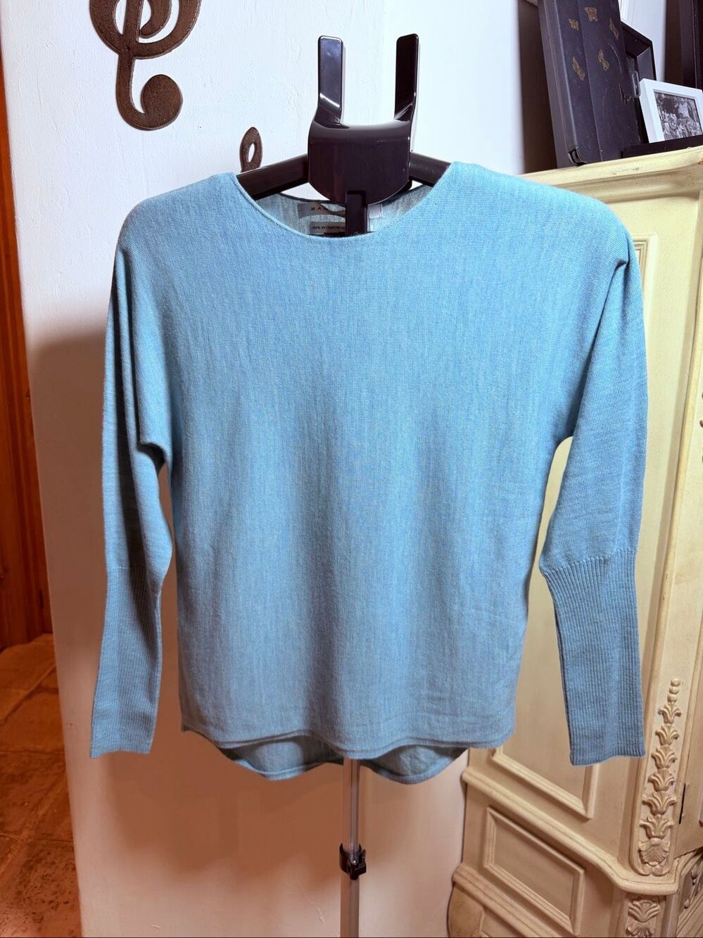 NWT Max Studio Extra Fine Merino wool high low sweater